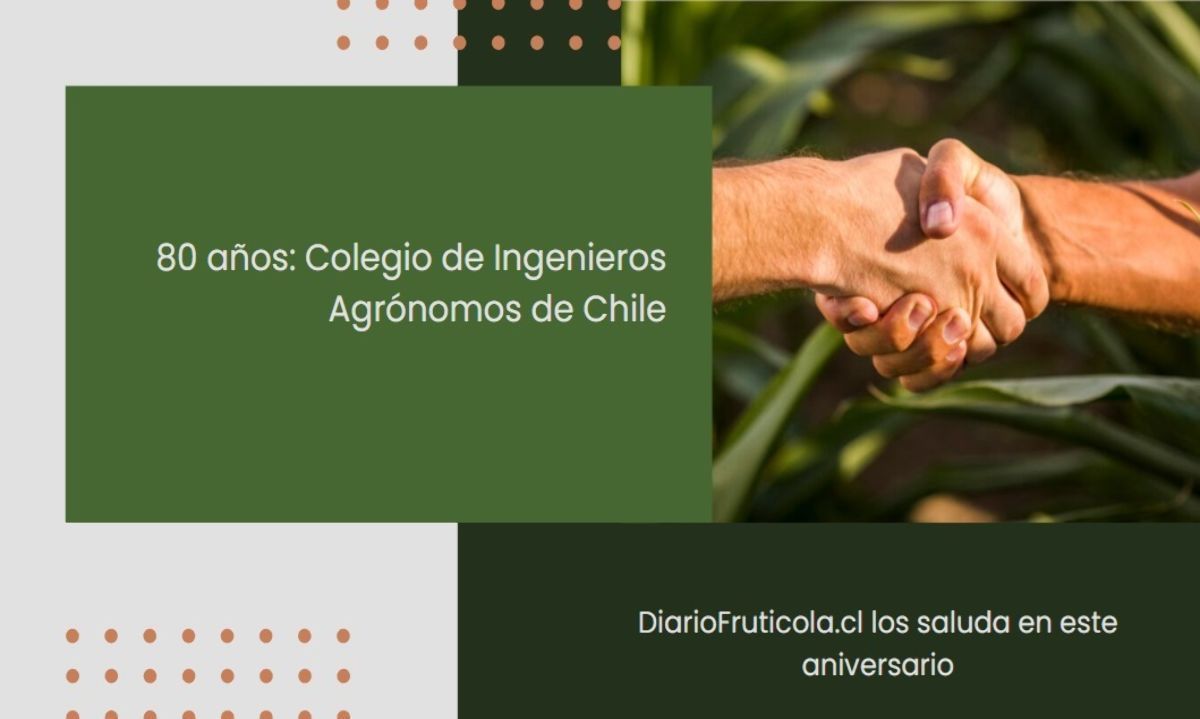 Colegio de Ingenieros Agrónomos de Chile celebra un año más 