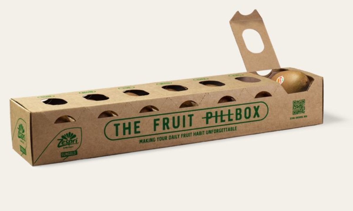 Packaging internacional: The Fruit Pillbox diseñada para los kiwis de Zespri