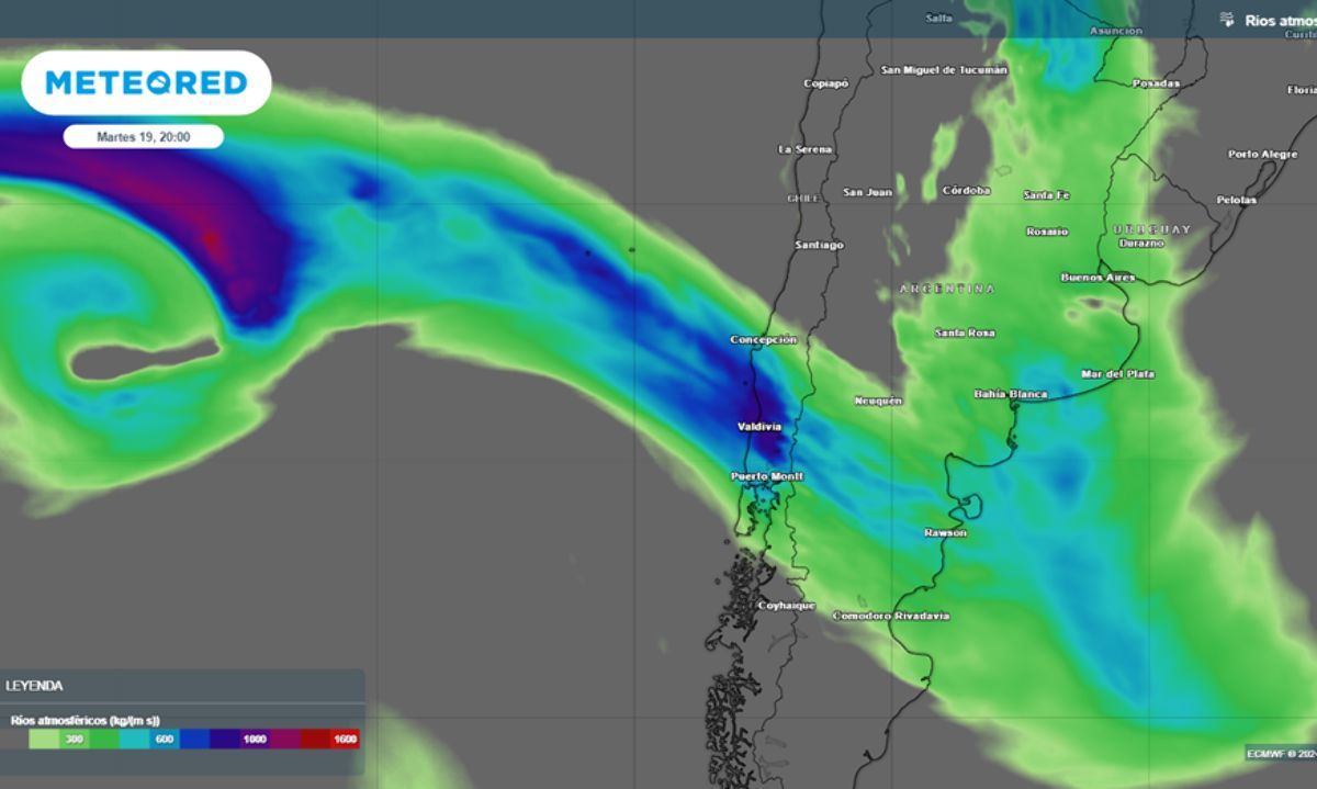 Sistema frontal avanzará por el sur y centro sur de Chile 