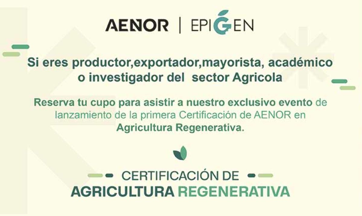 ¿Sabes de la certificación de agricultura regenerativa?