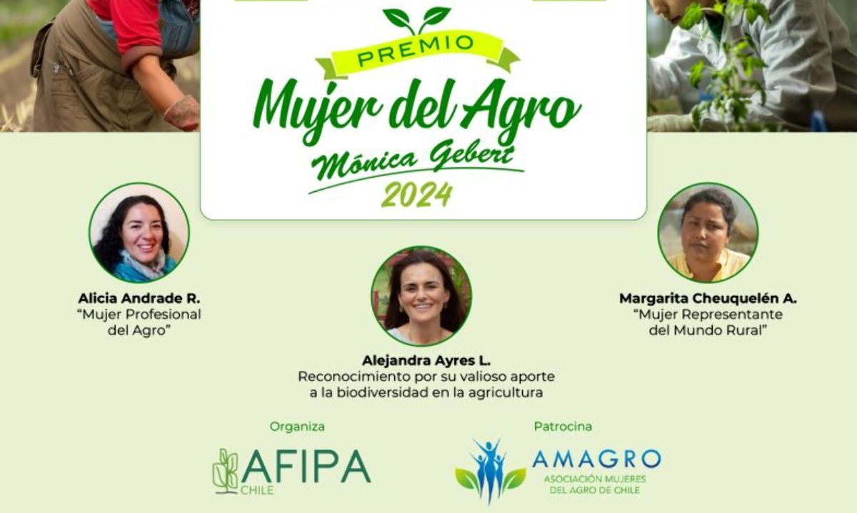 Ganadoras del Premio Mujer del Agro "Mínica Gebert"